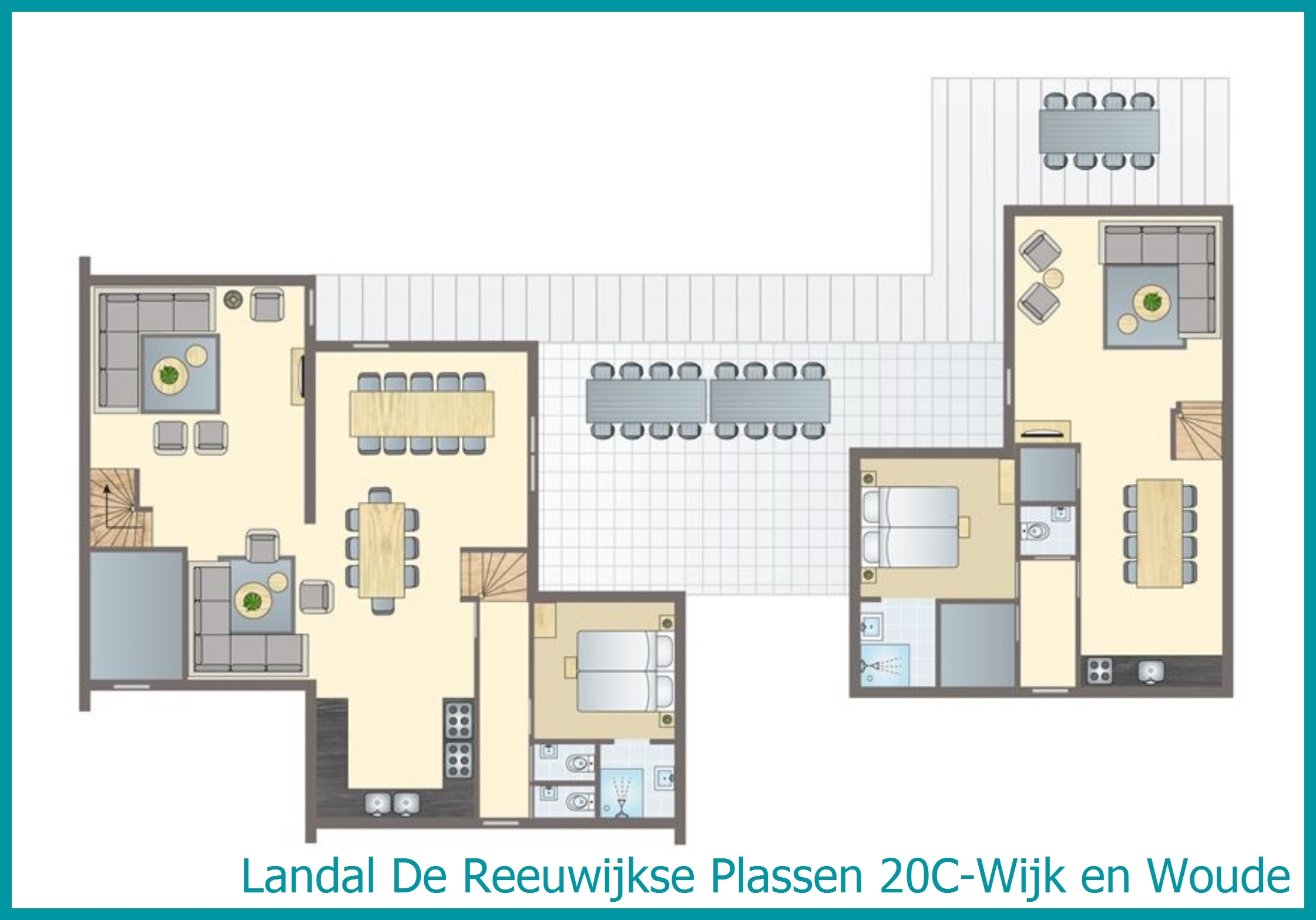 20-Personen-Wasserhaus 20C-Wijk en Woude in De Reeuwijkse Plassen